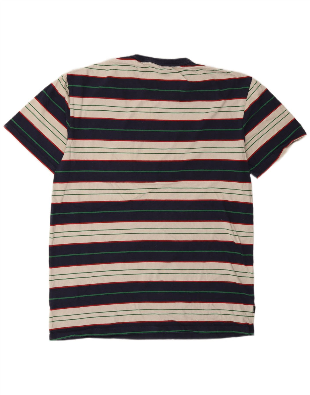 Superdry T-shirt top til mænd Stor flerfarvet stribet bomuld