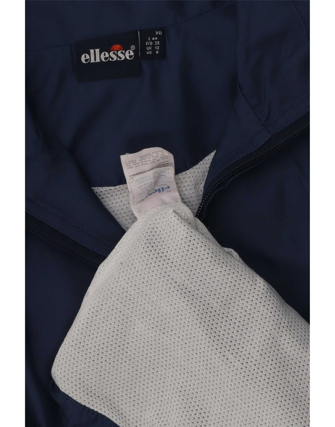 Ellesse Womens Oversized træningsdragt Topjakke UK 12 Medium Navy Blue