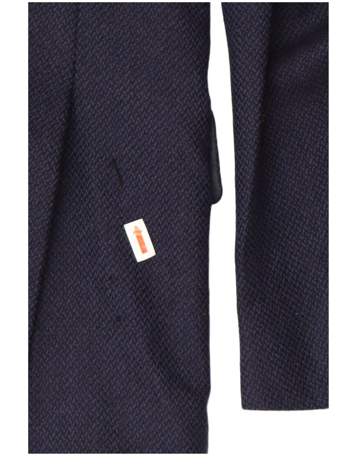Burberry Herre 3-knaps blazerjakke IT 50 Medium Marineblå Klassisk