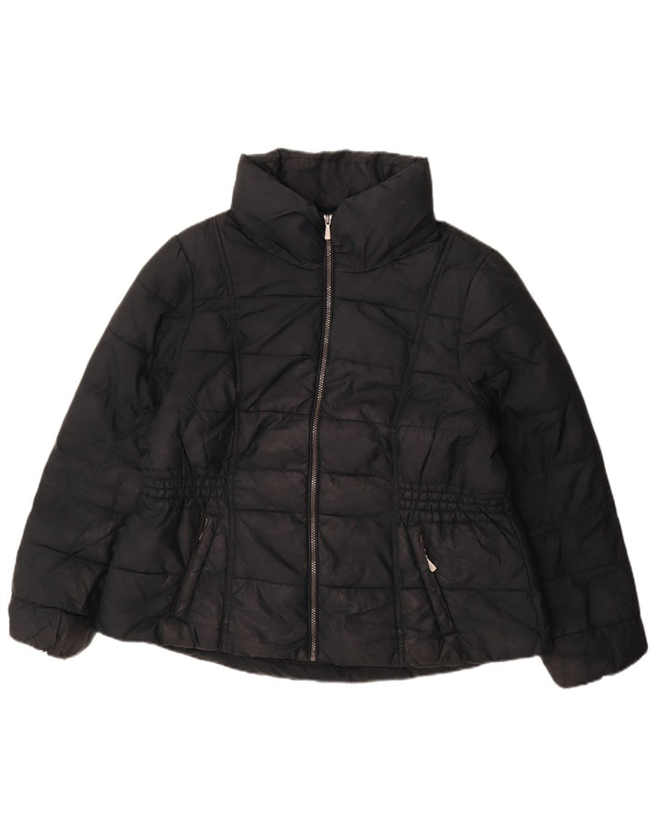 Marks & Spencer Polstret jakke til kvinder UK 20 2XL Navy Blue Polyester