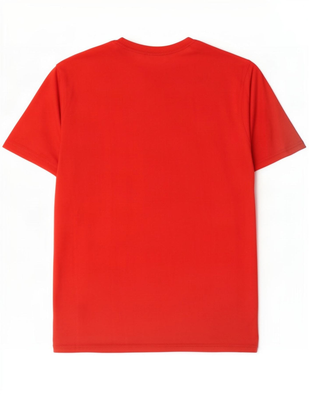 Nike Herre Dri Fit Grafisk T-Shirt Top Medium Rød Polyester