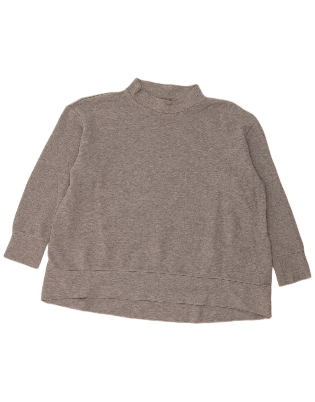 COS Dame Oversized Sweatshirt Jumper UK 14 Stor Grå Bomuld
