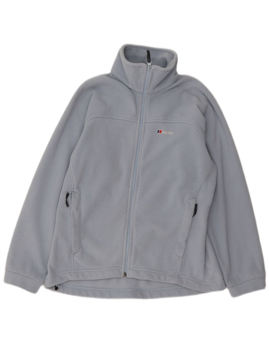 Berghaus Dame Fleece Jumper UK 16 Stor Blå Polyester