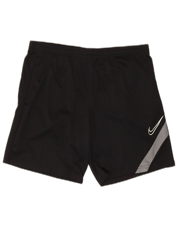 Nike Herre Dri Fit Sportshorts Medium Sort Colourblock Polyester
