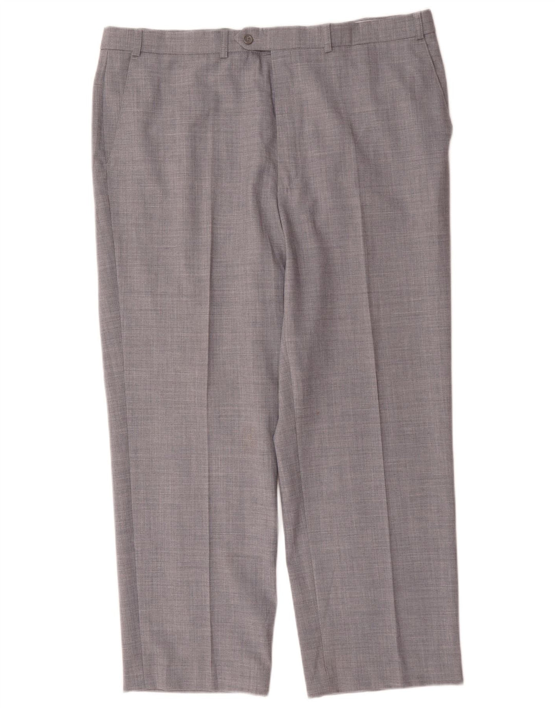 Marks & Spencer Straight Suit Bukser til mænd W40 L29 Grå polyester