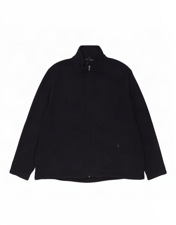 Marks & Spencer Fleecejakke til kvinder UK 20 2XL Marineblå Polyester