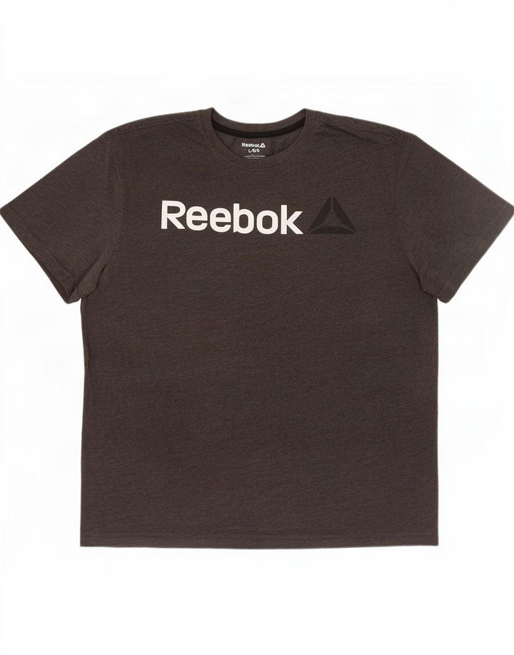 Reebok Herre Grafisk T-Shirt Top Stor Grå
