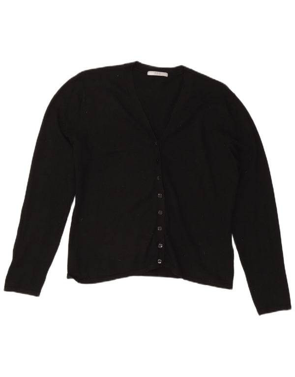 Marks & Spencer Dame Cardigan Sweater UK 16 Large Black Viscose