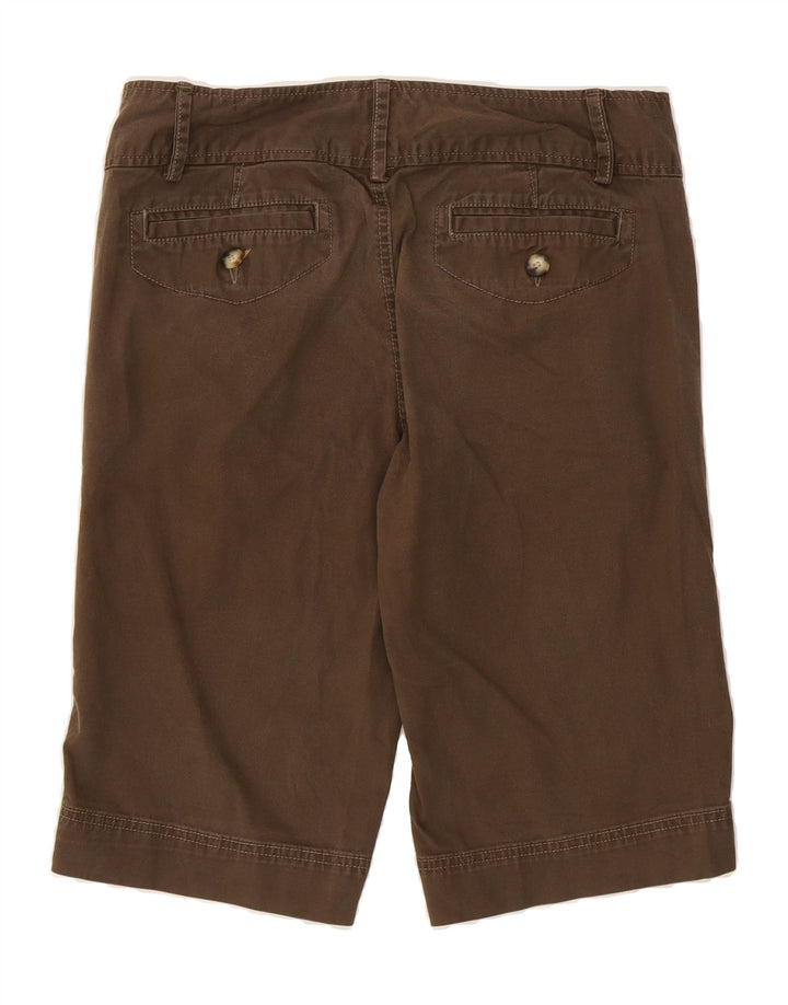 EDDIE BAUER Womens Vashon Fit Casual Shorts US 8 Medium W32  Brown Cotton Vintage Eddie Bauer and Second-Hand Eddie Bauer from Messina Hembry 