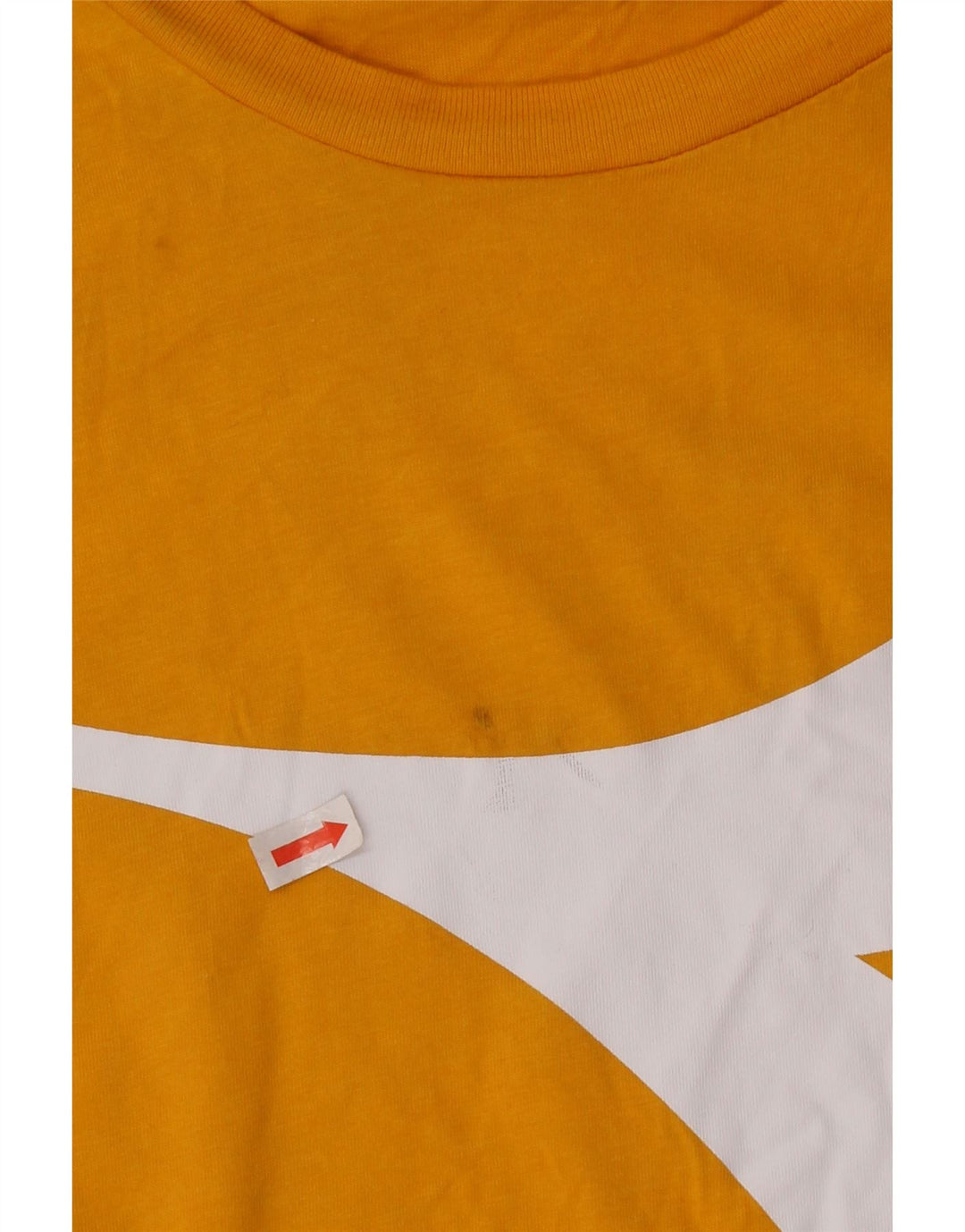 Diadora Herre Grafisk T-Shirt Top Stor Gul