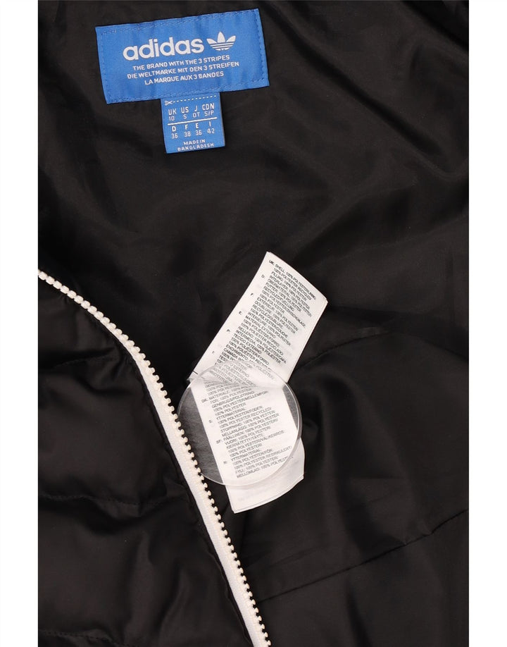 Adidas hættejakke til kvinder UK 10 Lille sort polyester