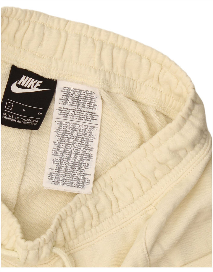 Nike sportsshorts til kvinder UK 8 Små beige bomuld