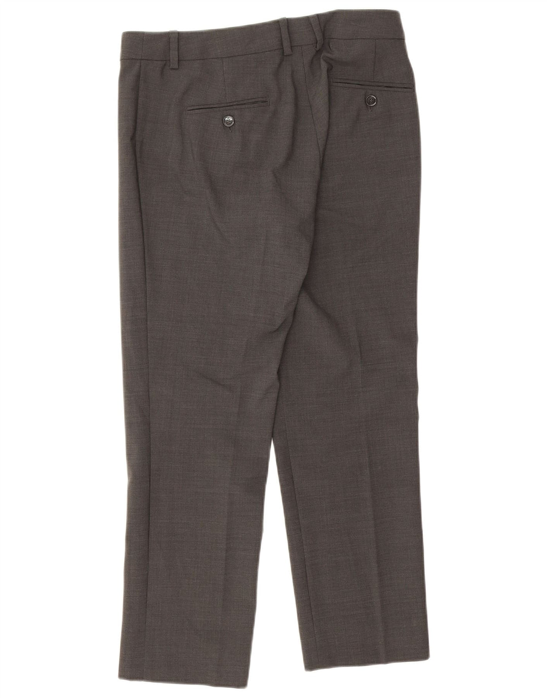 Max Mara Dame Weekend Slim Fit Casual Bukser W26 L26 Grå