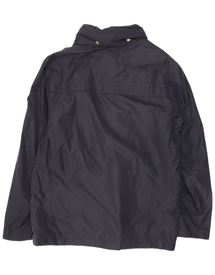 Joules Herre Hooded Utility Jacket UK 40 Large Navy Blue Polyester