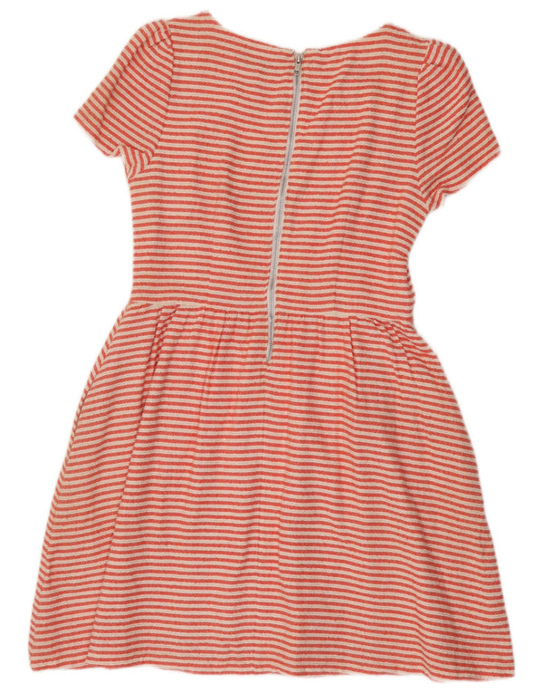 Juicy Couture Dame A-Line Kjole UK 10 Lille rødstribet bomuld