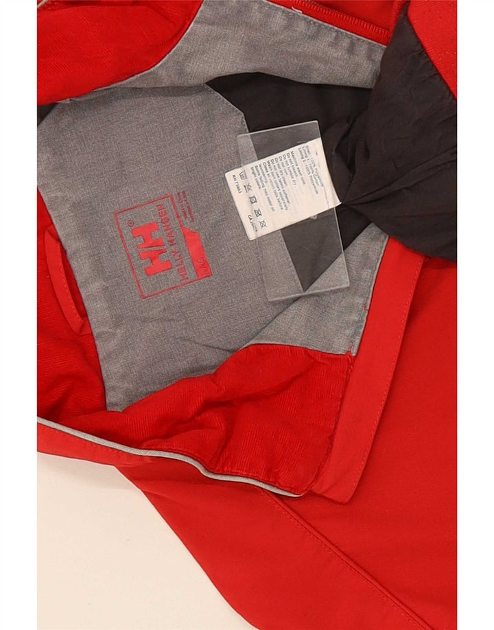 Helly Hansen Herre Graphic Bomber Jacket UK 40 Large Red Polyamid Sports