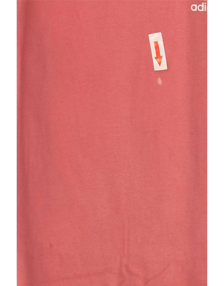 Adidas Dame Leggings UK 12 Medium Pink Bomuld