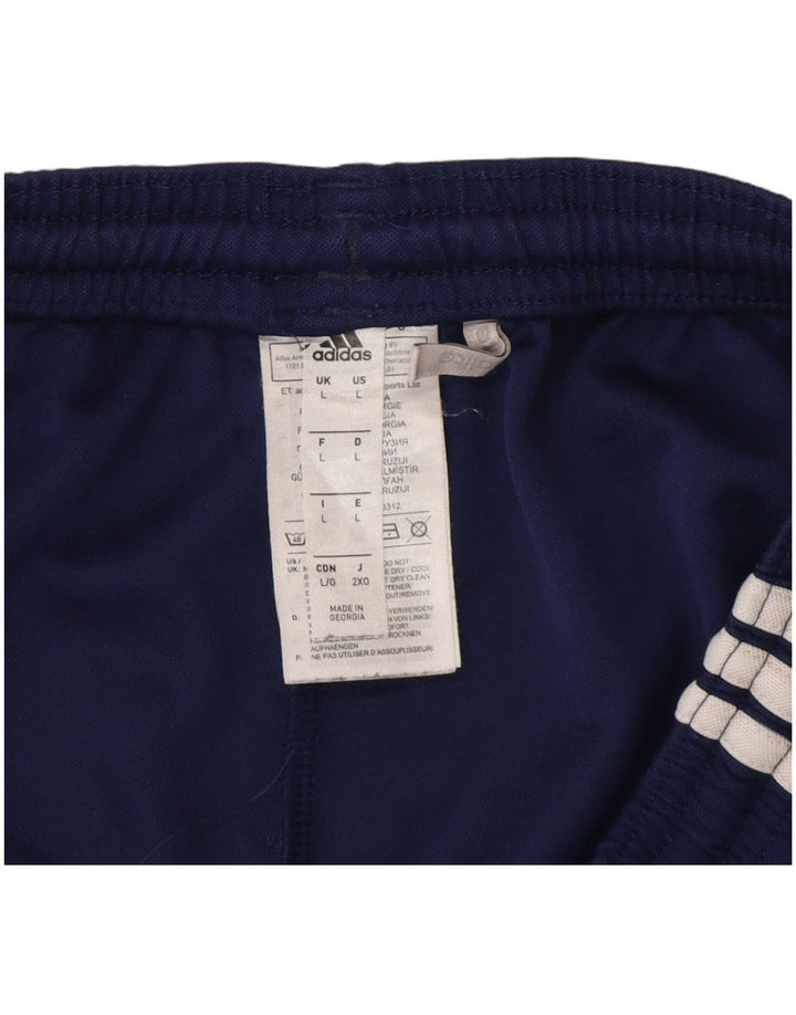 Adidas Herre Climalite Sportshorts store marineblå polyester