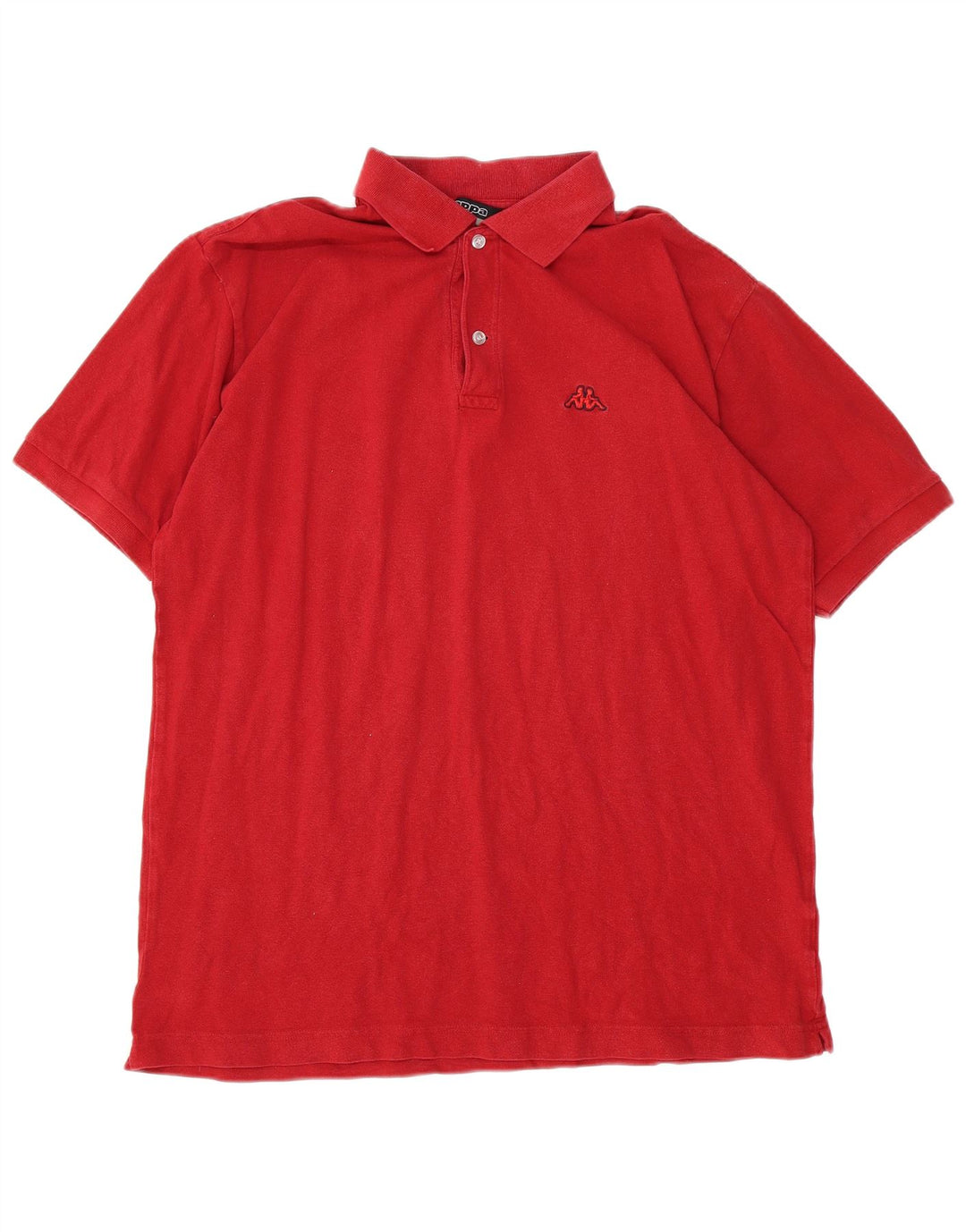 KAPPA Mens Polo Shirt XL Red Cotton