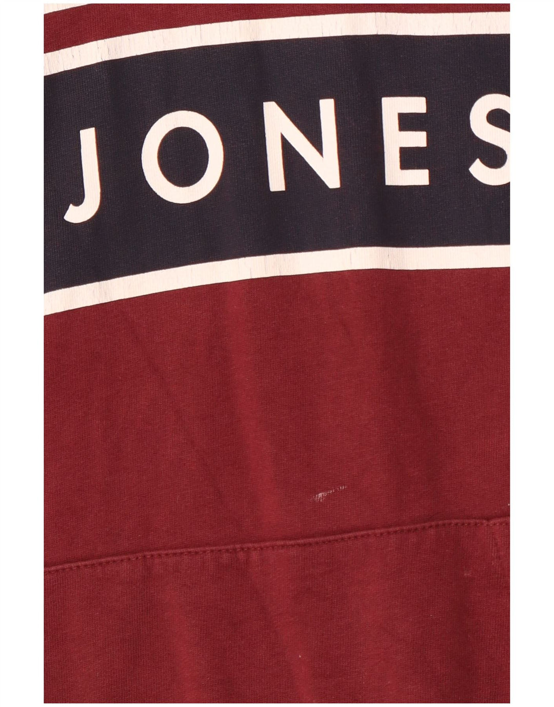 JACK & JONES Herre Core Graphic Hoodie Jumper Medium Bourgogne Bomuld