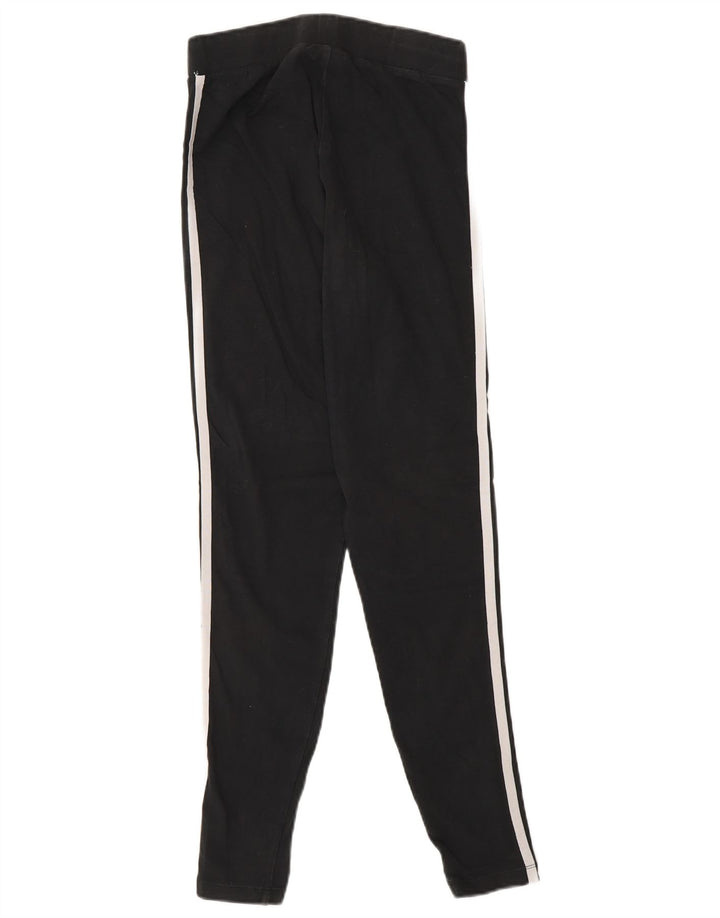 Adidas Dame Leggings UK 10 Small Black Bomuld