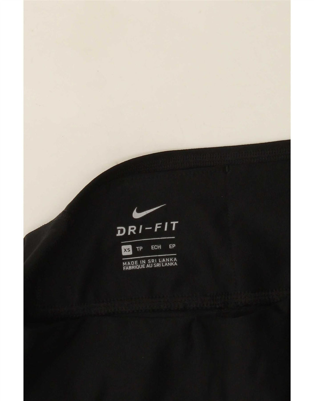 Nike Dame Dri Fit Leggings UK 6 XS Sort