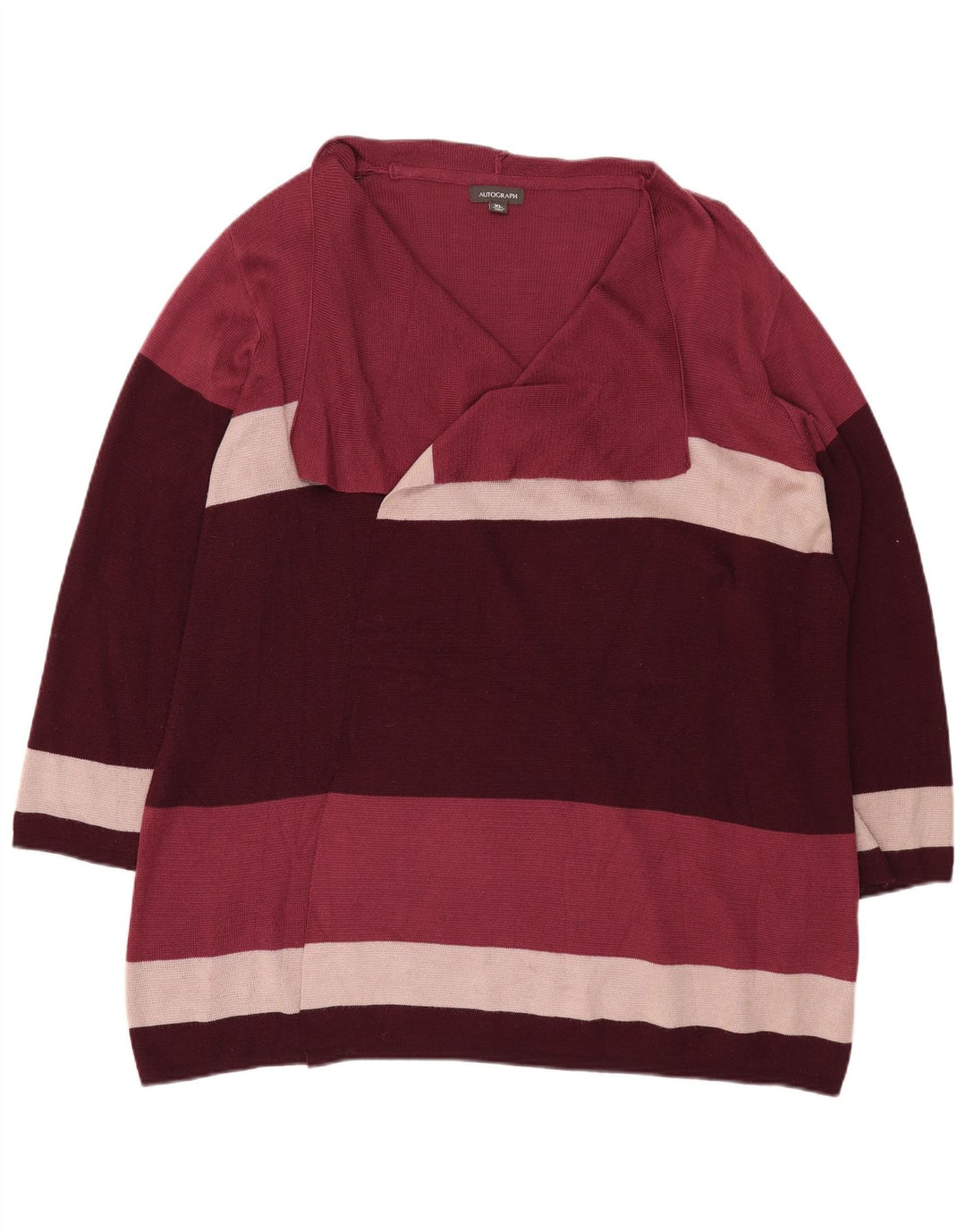 Marks & Spencer Dame Longline Cardigan Sweater UK 18 XL Flerfarvet