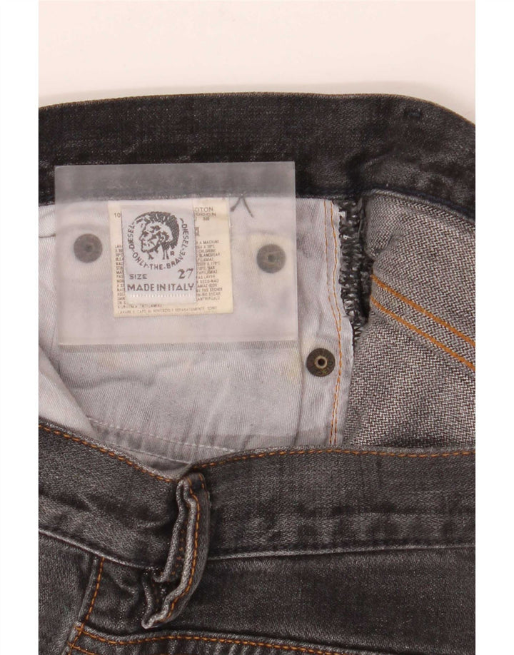 Diesel Dame Flared Jeans W27 L32 Sort Bomuld