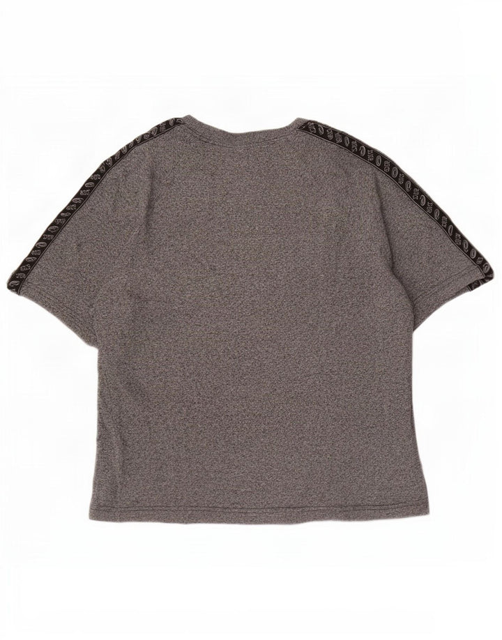 Asics Herre grafisk T-shirt Top Medium Grey Flecked Bomuld