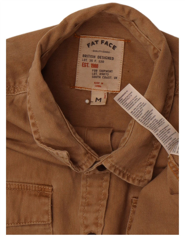 Fat Face Herre Denim Shirt Medium Brun Bomuld