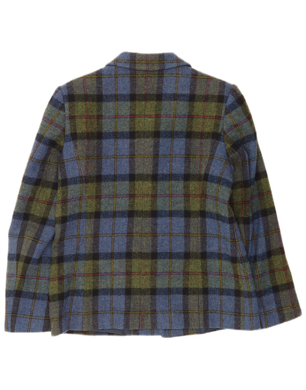 CLEMENT Dame 3-knaps blazerjakke EU 38 Medium Flerfarvet ternet