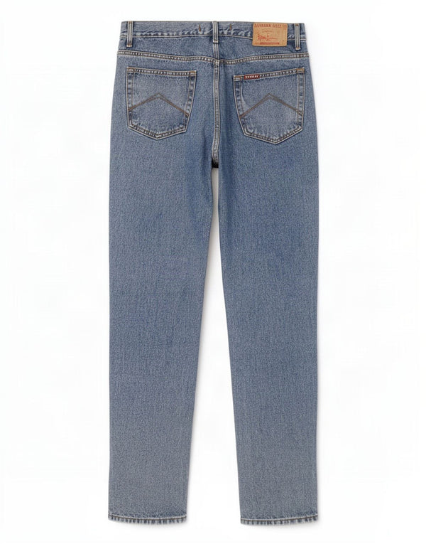 Carrera Mens 700 Regular Straight Jeans W38 L34 Blå Bomuld