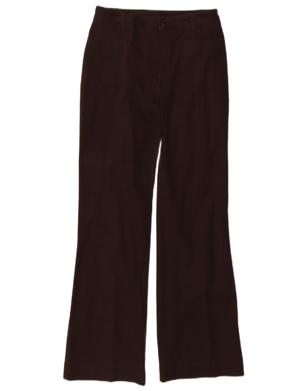 Massimo Dutti Dame Bootcut Casual Bukser EU 36 XS W26 L31 Brun Bomuld