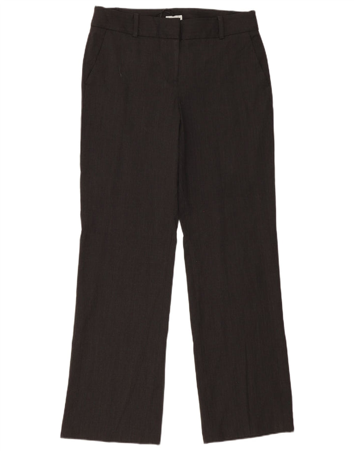 JIGSAW Lige jakkesæt til kvinder, bukser UK 12 Medium W34 L34 Grå polyester