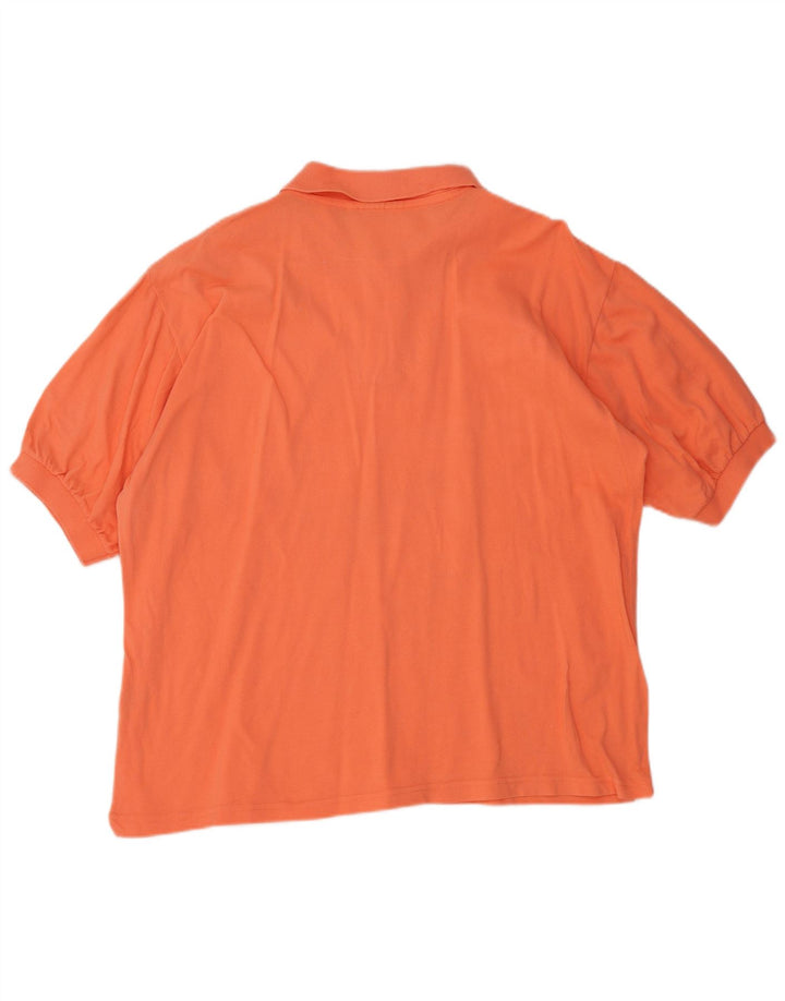 RIFLE Poloshirt til mænd Stor Orange Bomuld