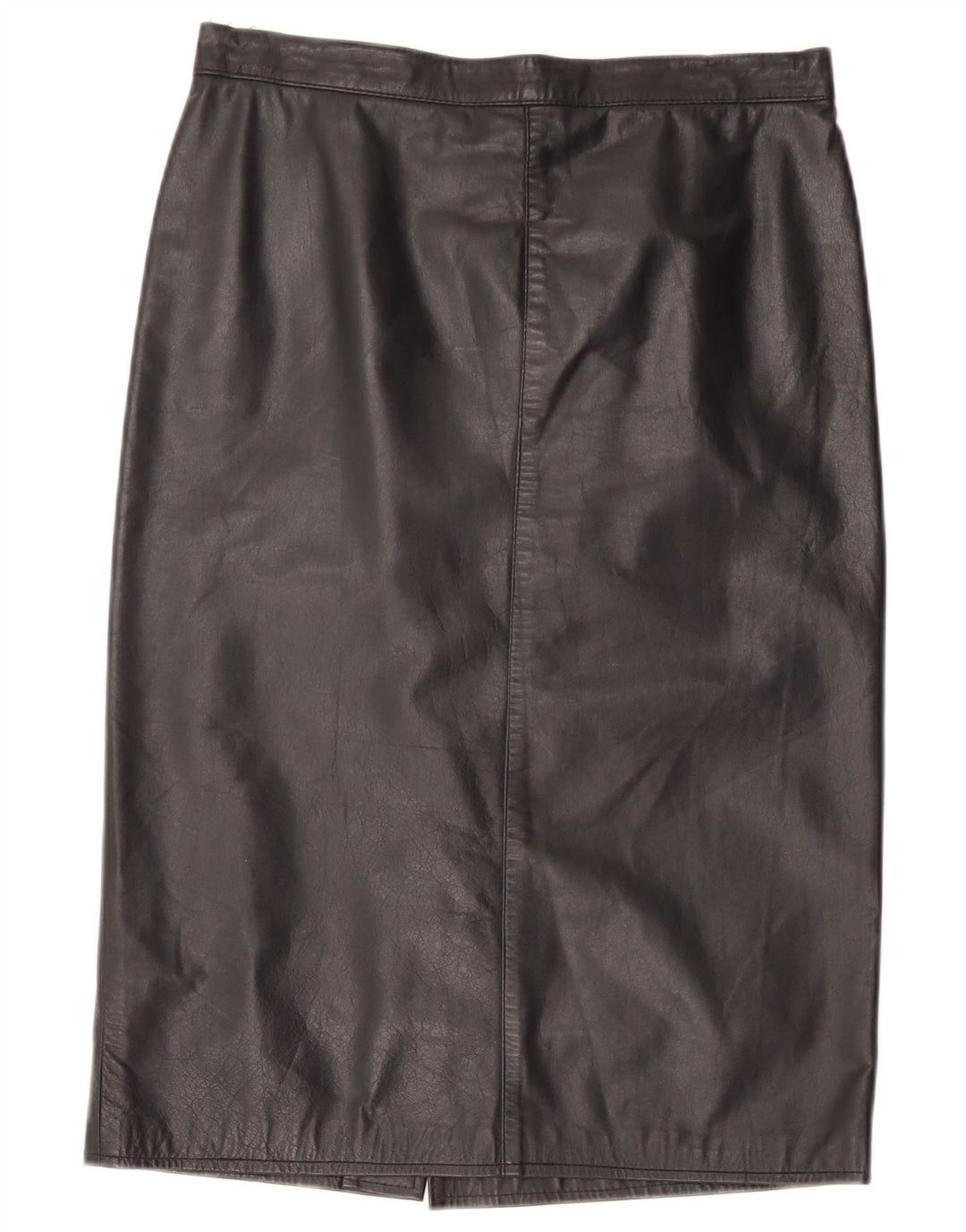 Vintage lædernederdel til kvinder W32 Large Black