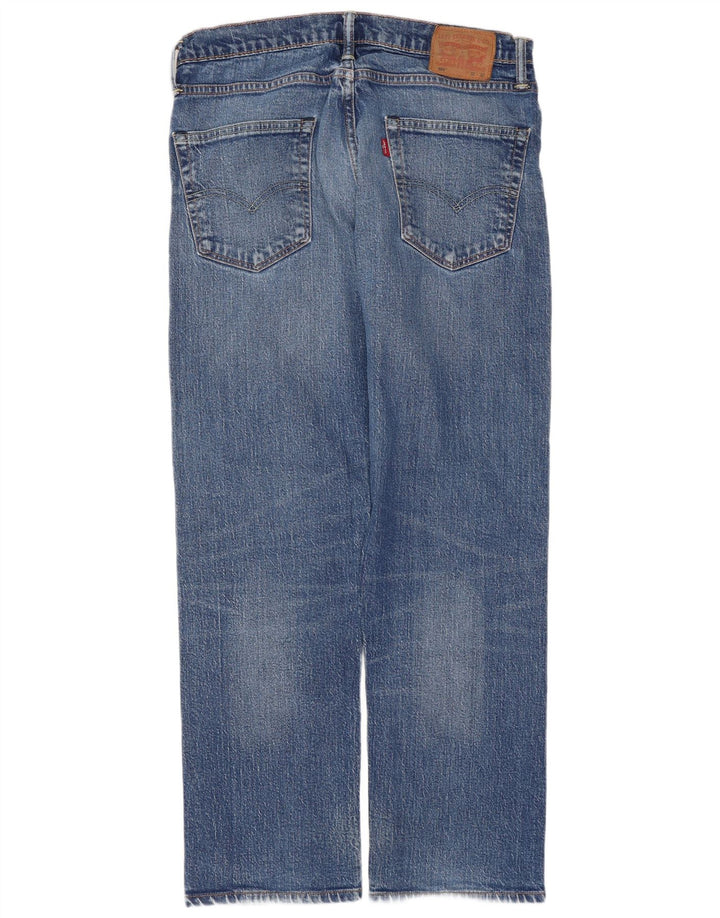 Levi's Herre 504 lige jeans W32 L27 Blå
