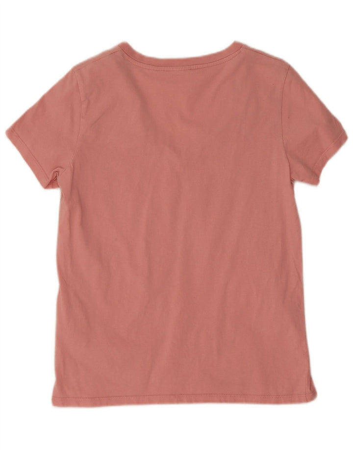 Levi's Dame T-Shirt Top UK 10 Lille Pink Bomuld