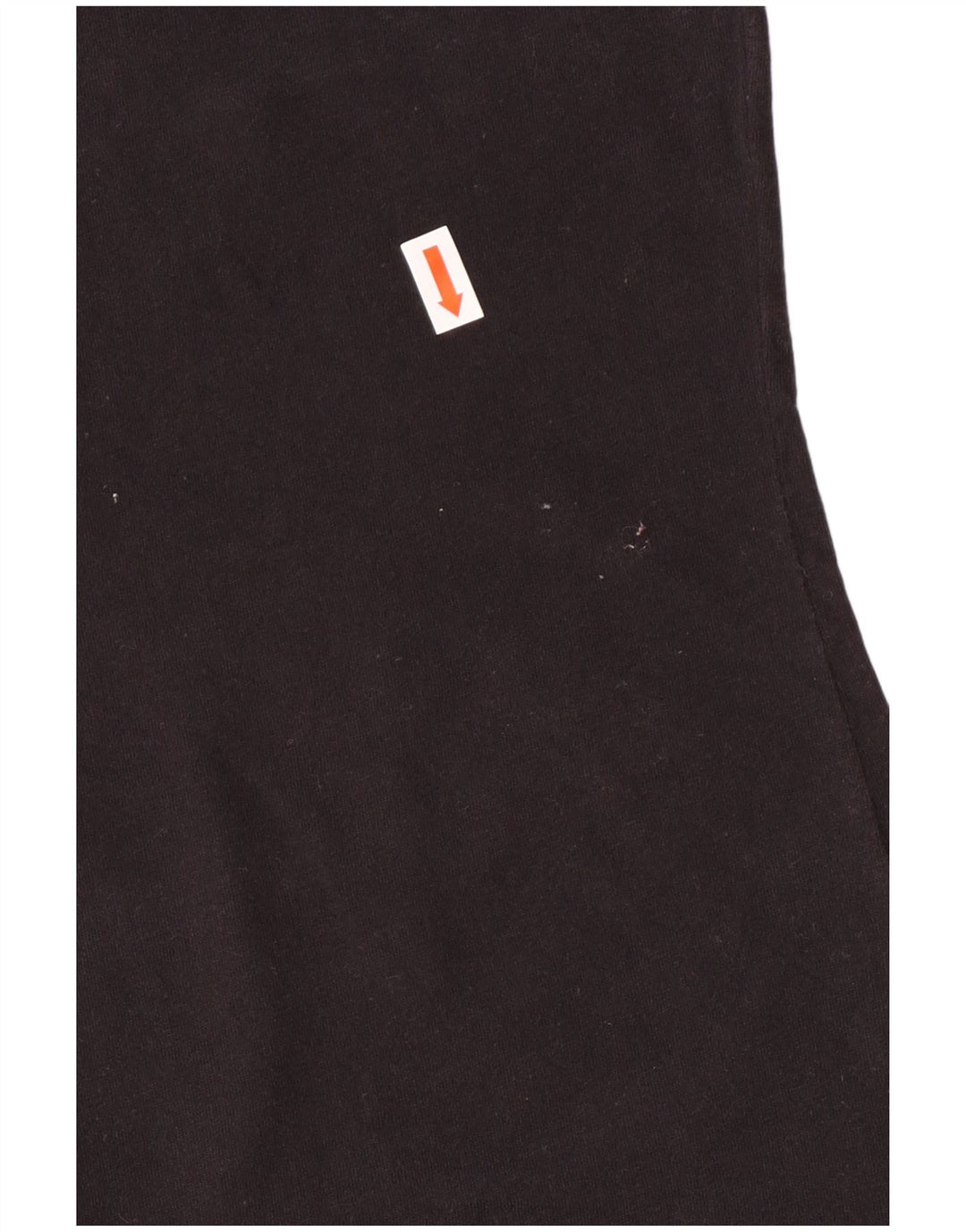 Champion Dame Grafisk T-Shirt Top UK 10 Small Black Bomuld