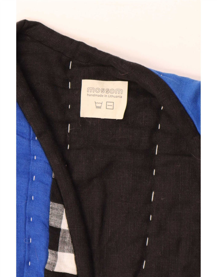 Mossom Womens Håndlavet Åben Quiltet Gilet UK 18 XL Flerfarvet Patchwork