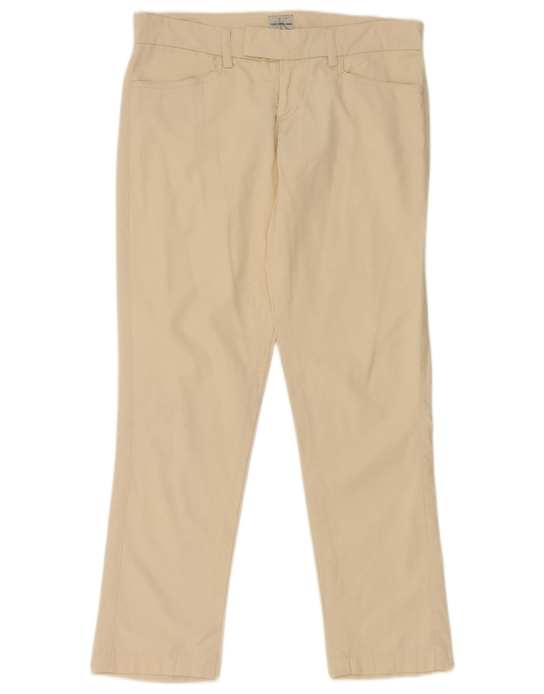 Calvin Klein Dame Slim Casual Bukser W30 L27 Beige