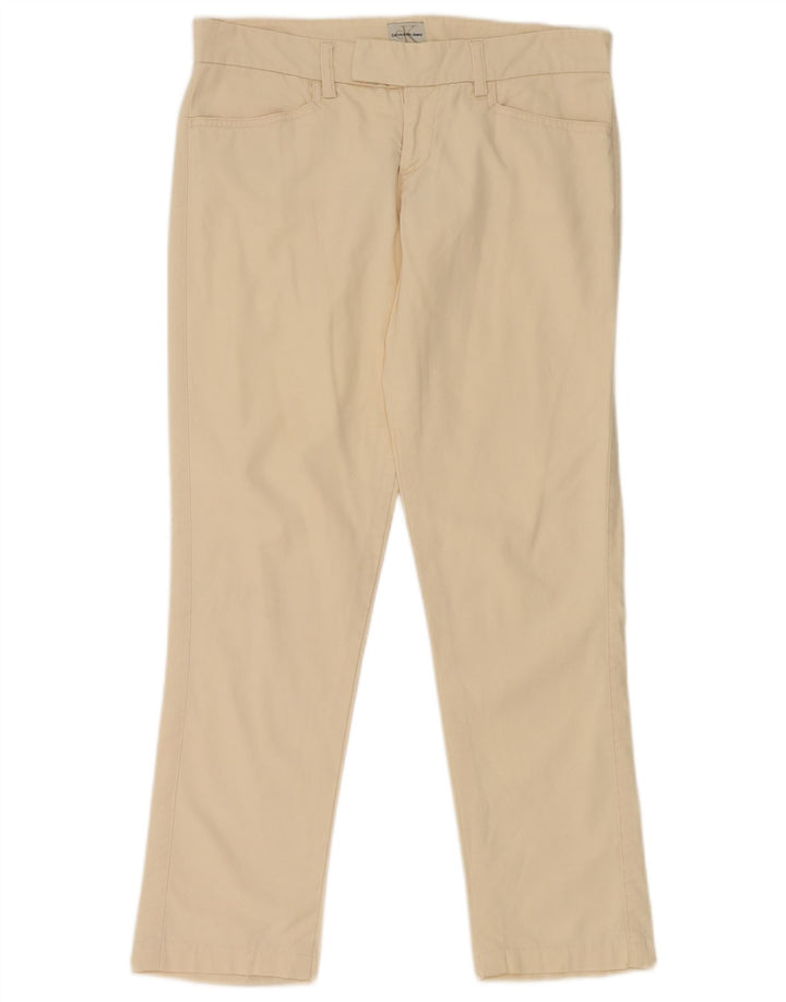 Calvin Klein Dame Slim Casual Bukser W30 L27 Beige