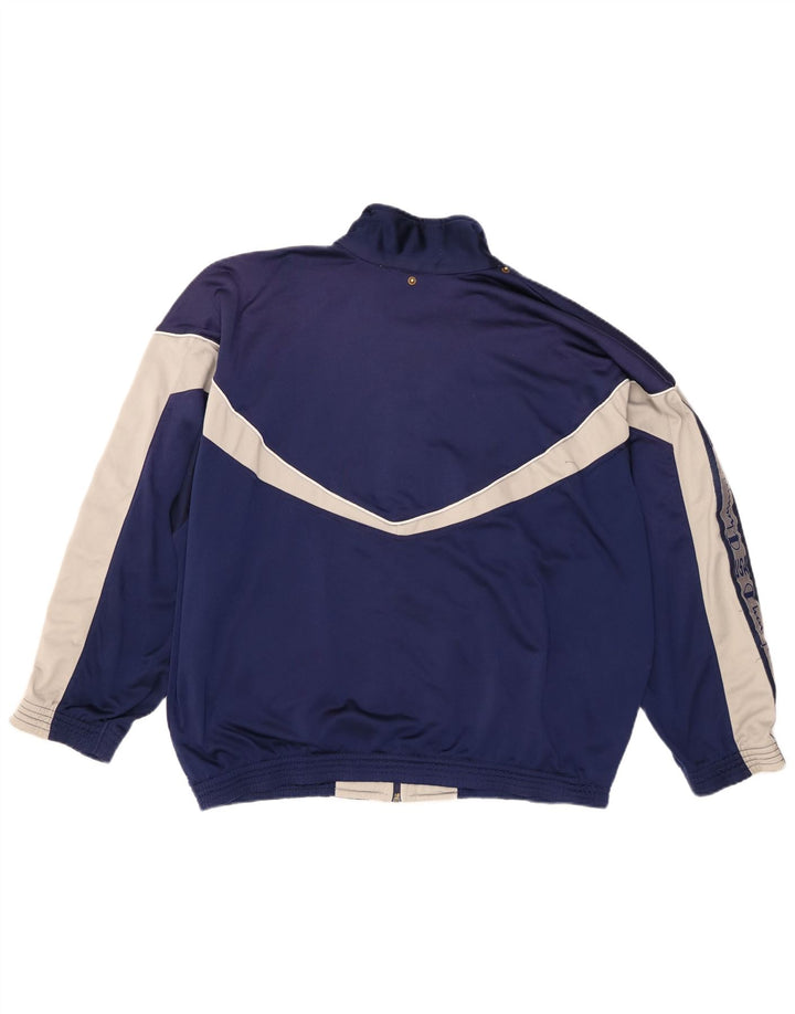 Champion Herre grafisk træningsdragt Topjakke XL Blå Colourblock