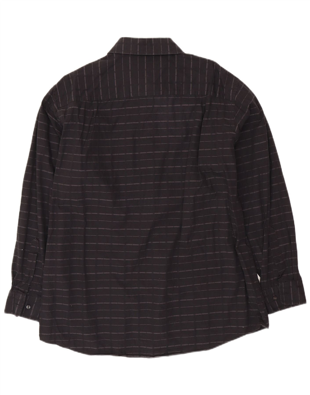 CALVIN KLEIN Herreskjorte str. 17 XL Sortstribet bomuld