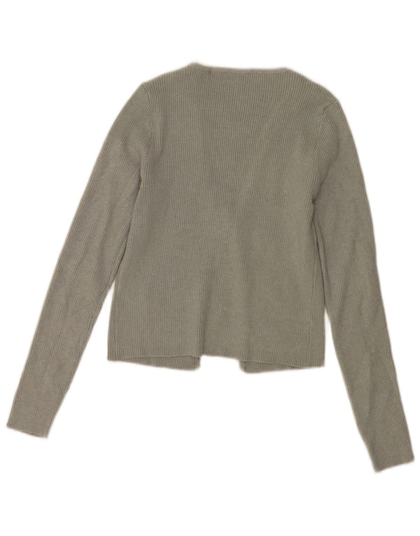 Vintage Bolero Jumper til kvinder UK 10 Small Khaki