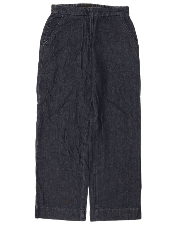 Les Copains Dame løse jeans EU 38 Medium W28 L28 Marineblå Bomuld