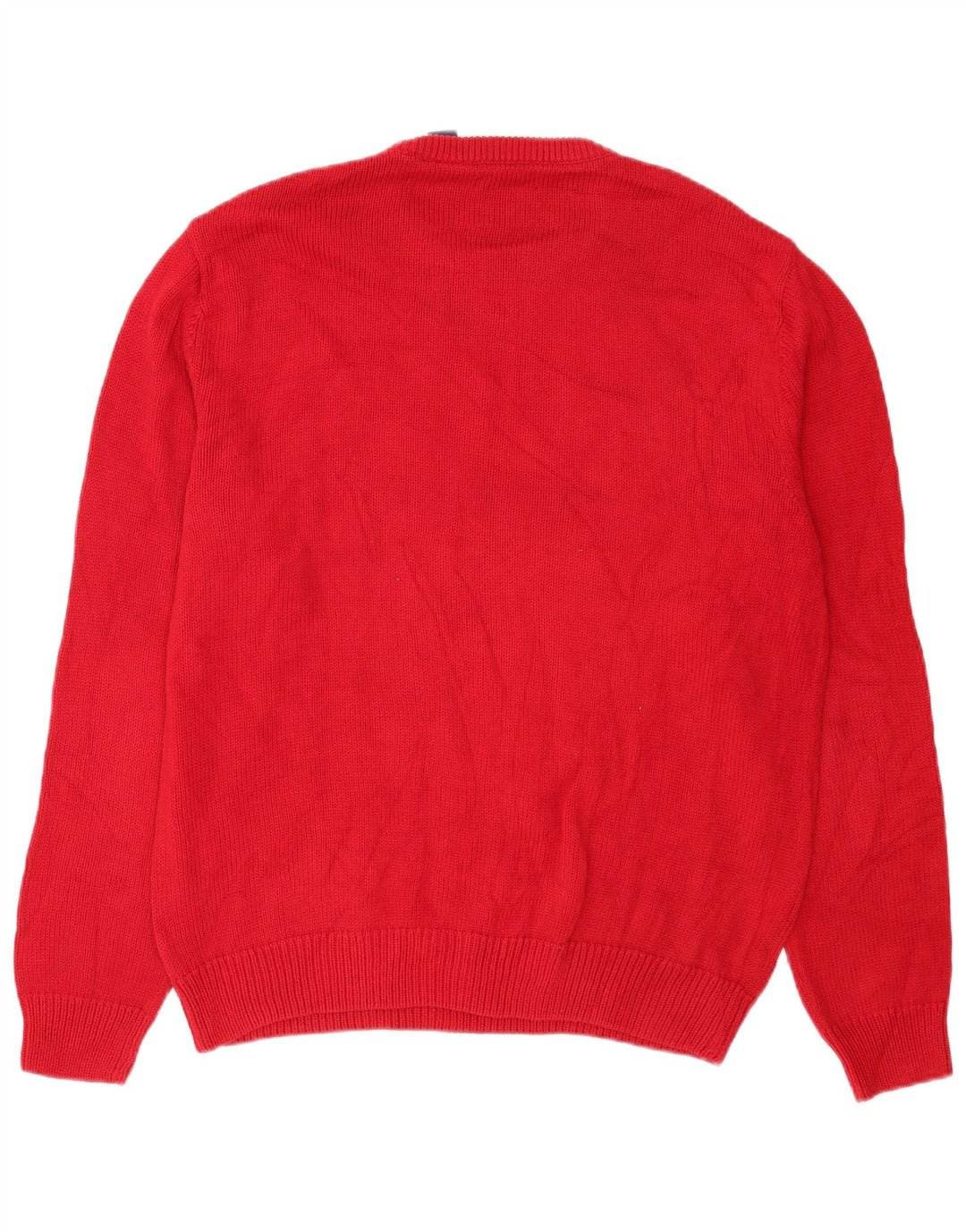 Chaps Herre Crew Neck Jumper Sweater Stor Rød Bomuld