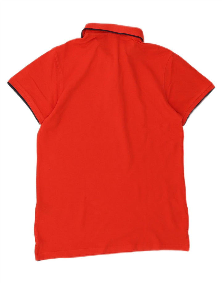 LIU JO Mens Slim Fit Polo Shirt Medium Orange Cotton Vintage Liu Jo and Second-Hand Liu Jo from Messina Hembry 