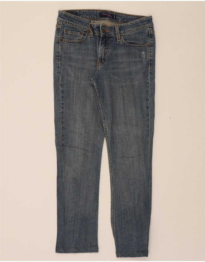 LEVI'S Womens 518 Super Low Slim Jeans US 5 Medium W28 L27 Blue Cotton Vintage Levi's and Second-Hand Levi's from Messina Hembry 