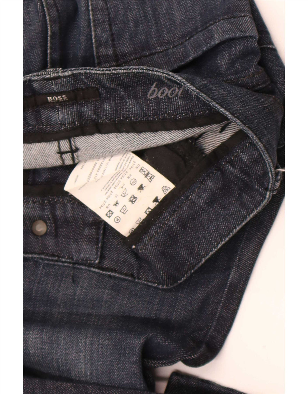 Hugo Boss Dame Bootcut Jeans W27 L28 Marineblå Bomuld
